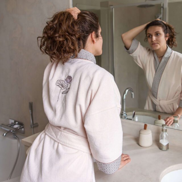 peignoir-femme-coton-col-kimono-lotus-rosee